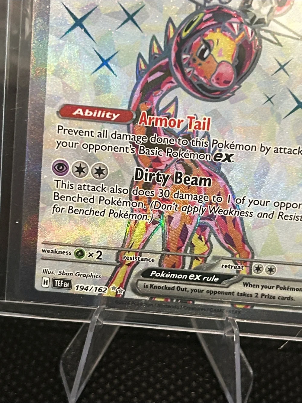 Pokemon Farigiraf‎ 194/162 Ex Full Art Holo from Temporal Forces set M/NM